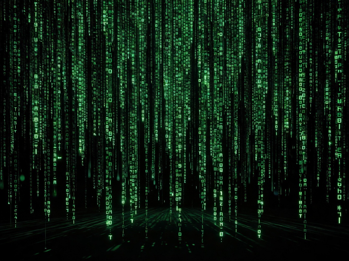 Matrix glowing code lines illustrating high throughput Rust and Go compiler performance